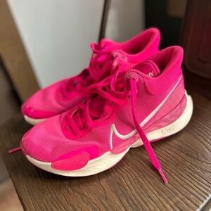 Nike Women's Pink Volleyball Shoes Size 9.5